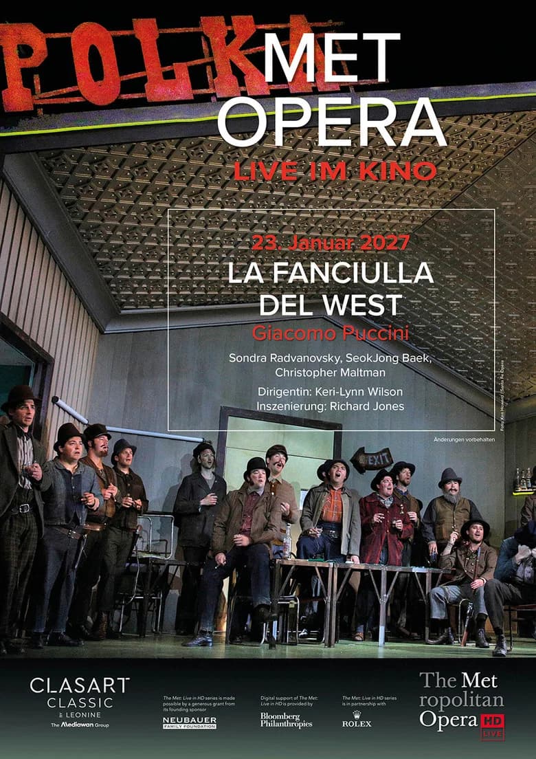 The Metropolitan Opera 2026/27: La Fanciulla del West cover art