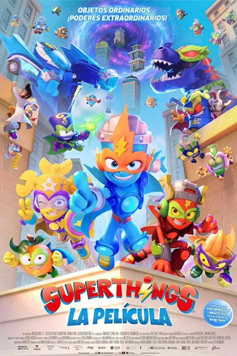 Superthings: La película cover art