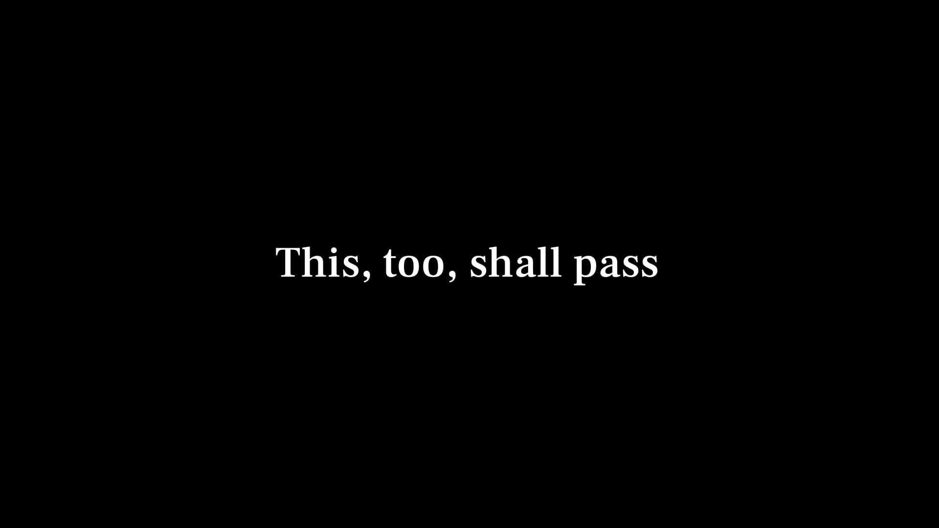 This, Too, Shall Pass cover art