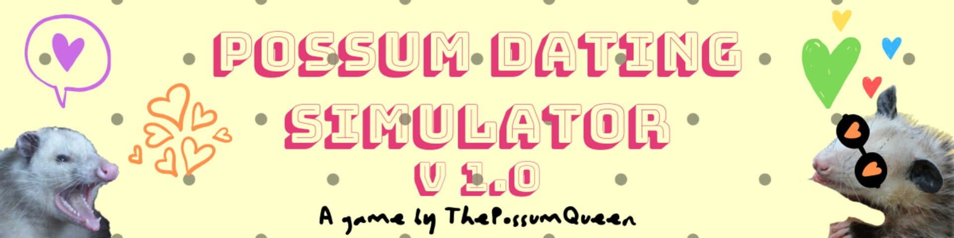 Possum Dating Simulator cover art