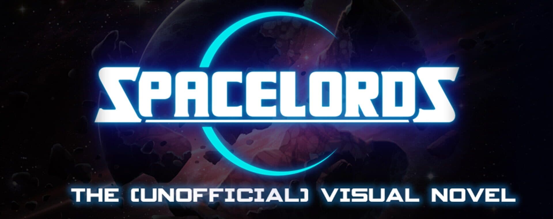 Spacelords: the unofficial visual novel cover art