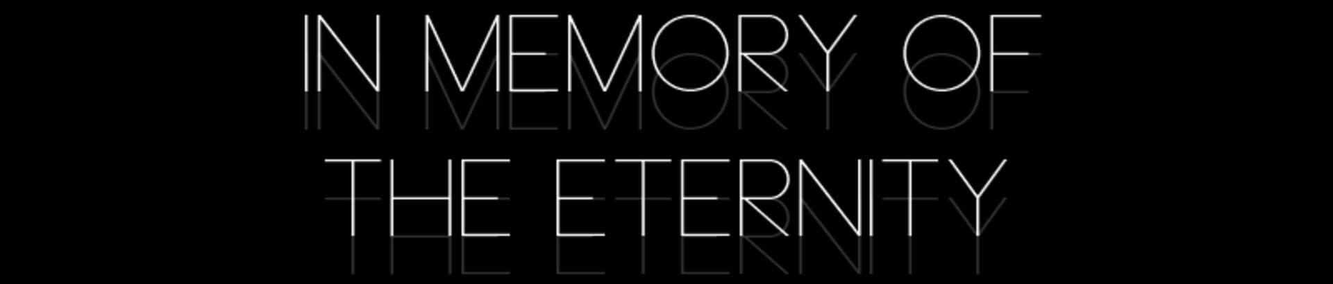 In Memory of the Eternity cover art