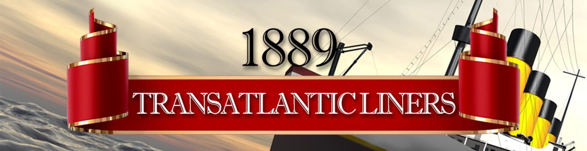 Transatlantic Liners 1889 cover art