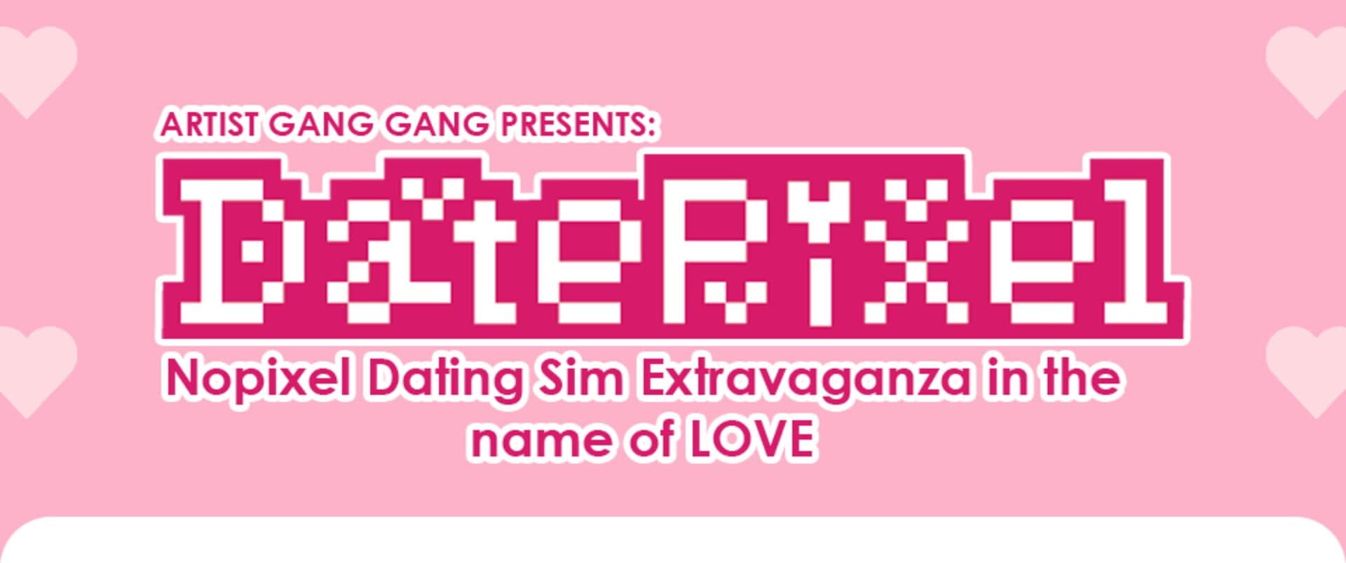 Datepixel: A Nopixel Dating Sim cover art