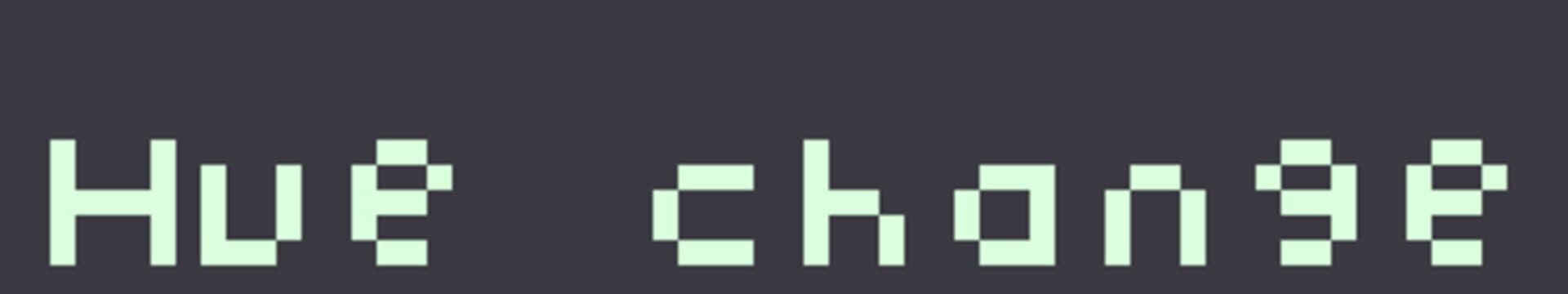 Hue change cover art