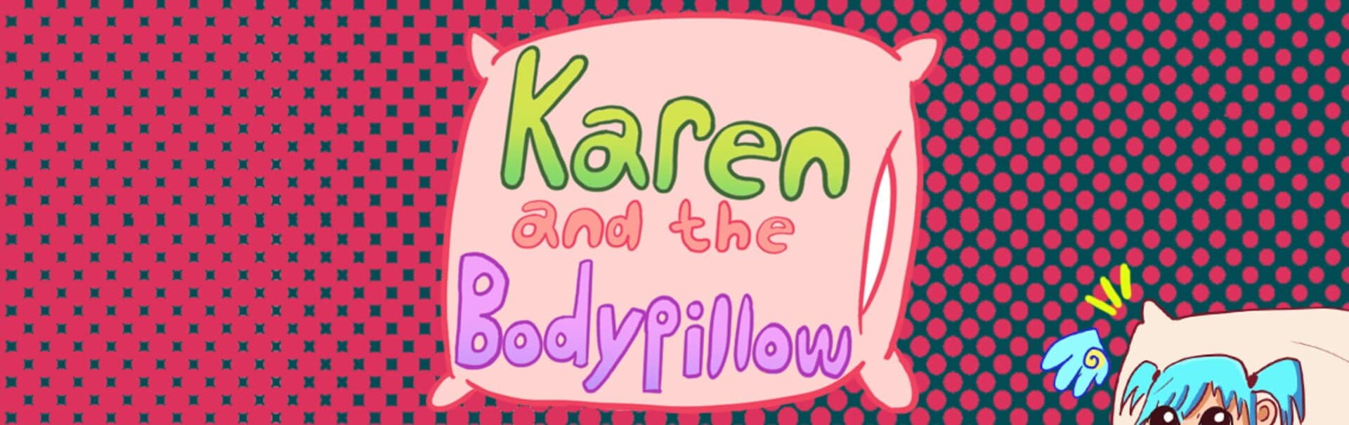 Karen and the Body pillow cover art