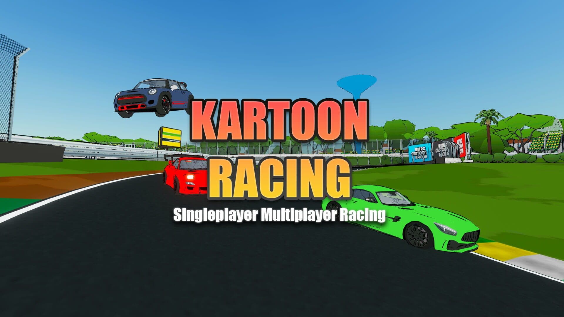 Kartoon Racing: Singleplayer Multiplayer Racing cover art