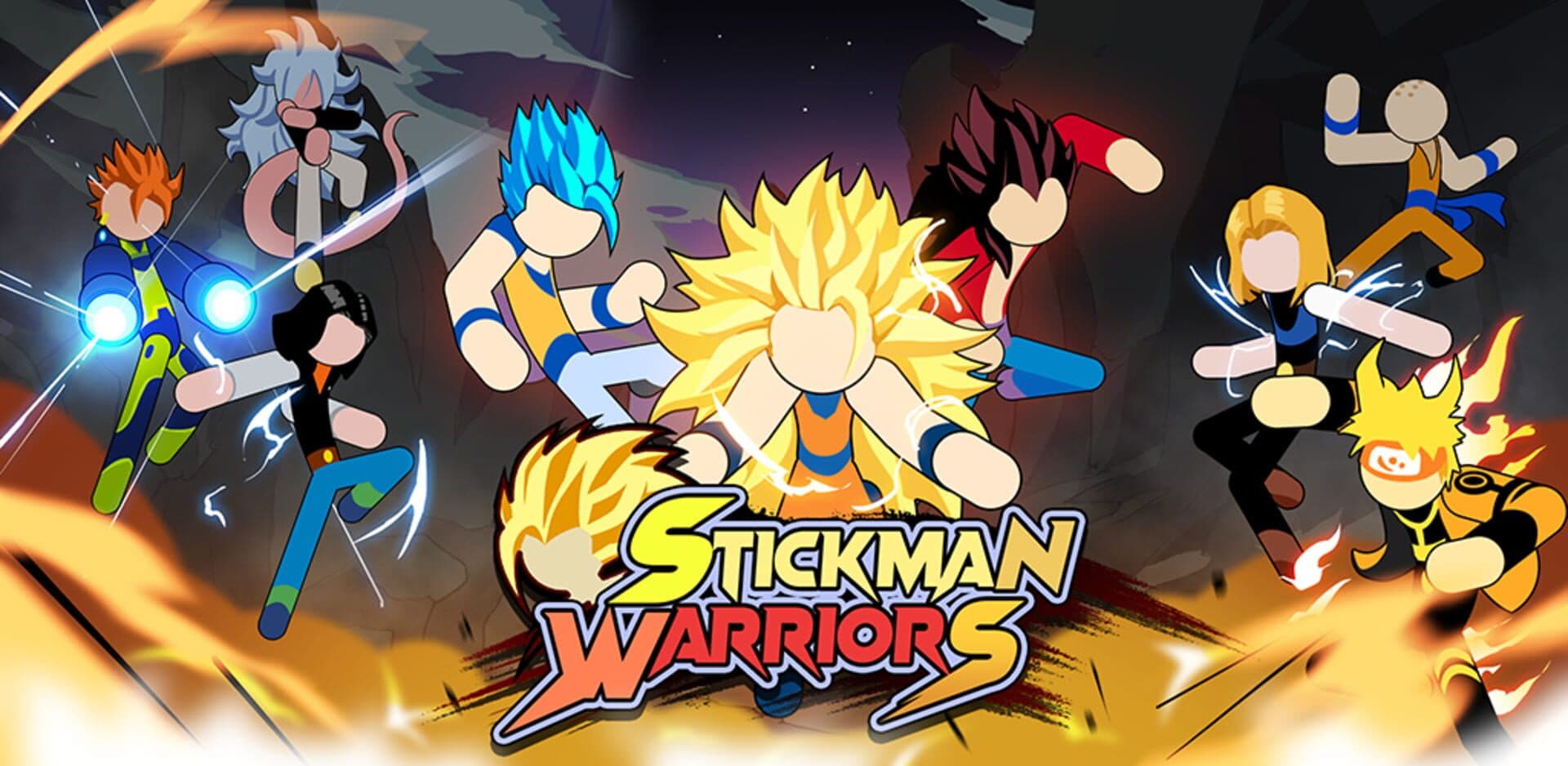 Stickman Warriors: Super Dragon Shadow Fight cover art
