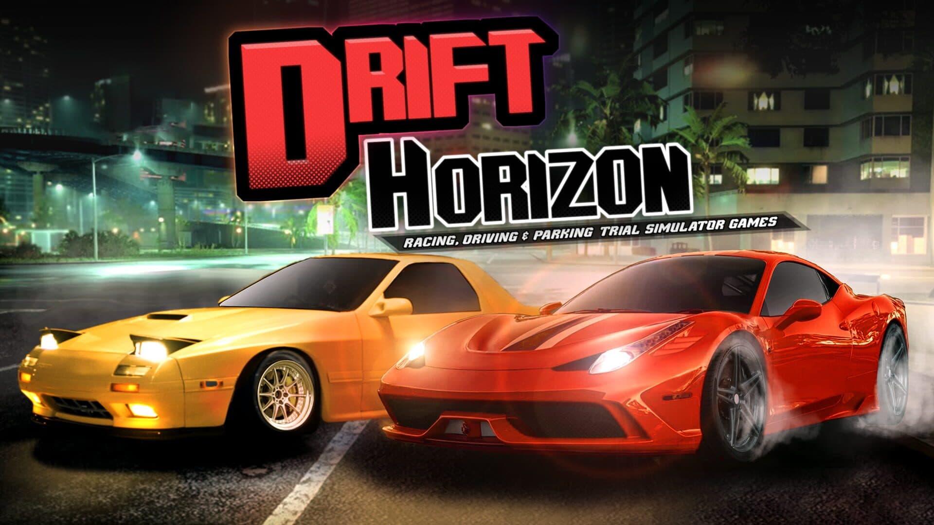 Drift Horizon: Racing, Driving & Parking Trial Simulator Games cover art
