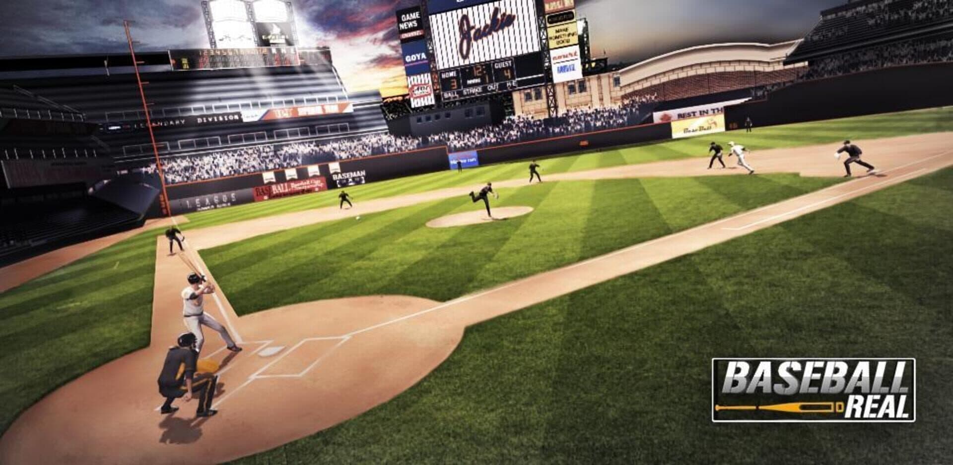 Real Baseball 3D cover art