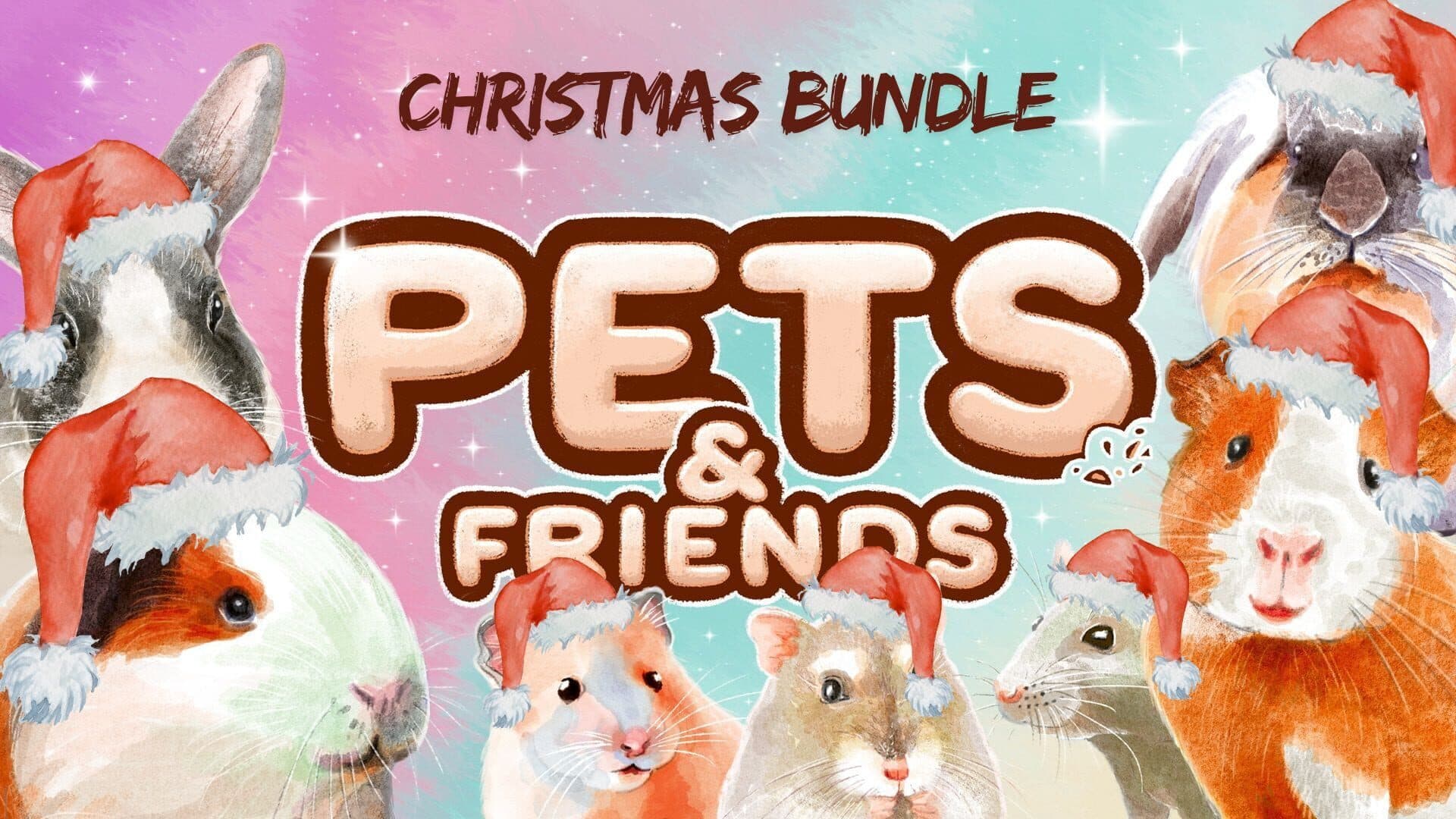 Pets and Friends Christmas Bundle cover art