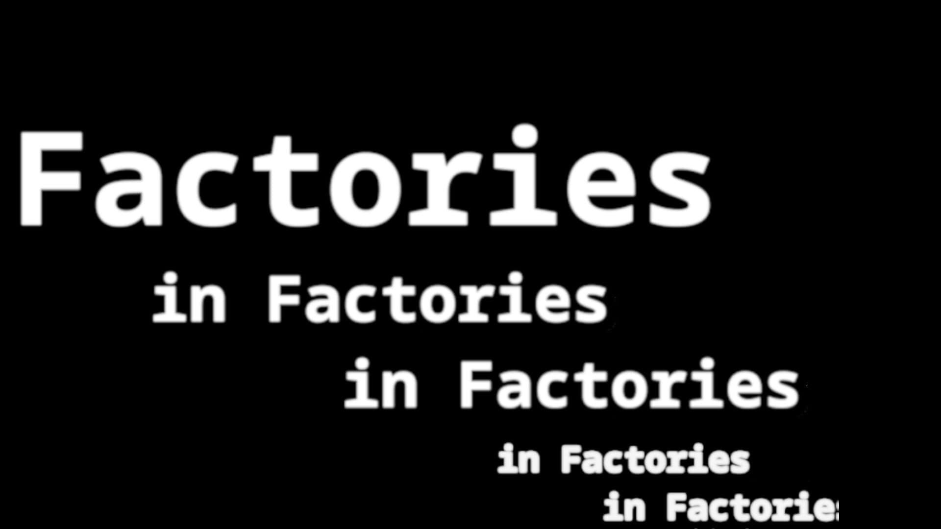 Factories in Factories in Factories cover art