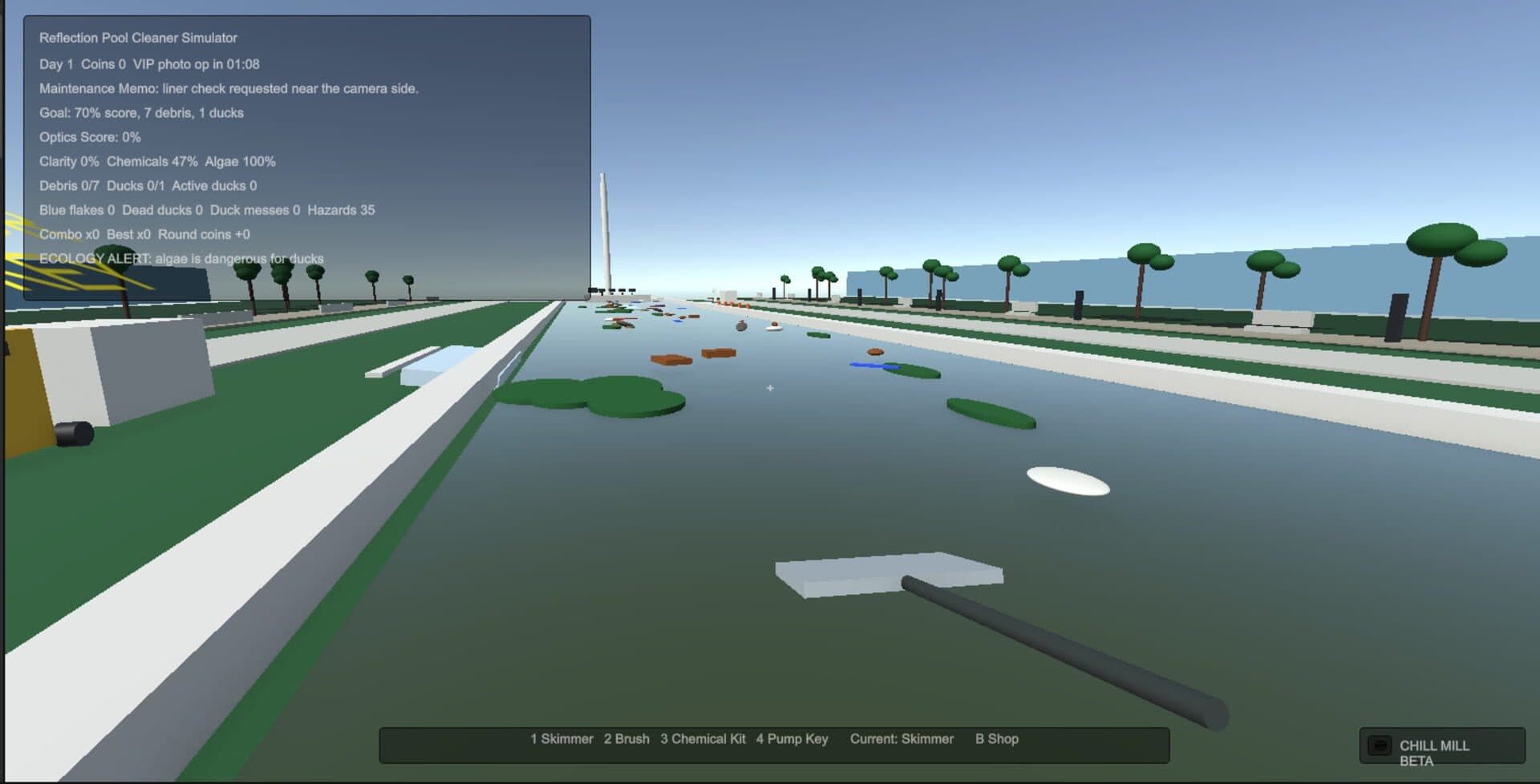 Reflection Pool Cleaner Simulator cover art