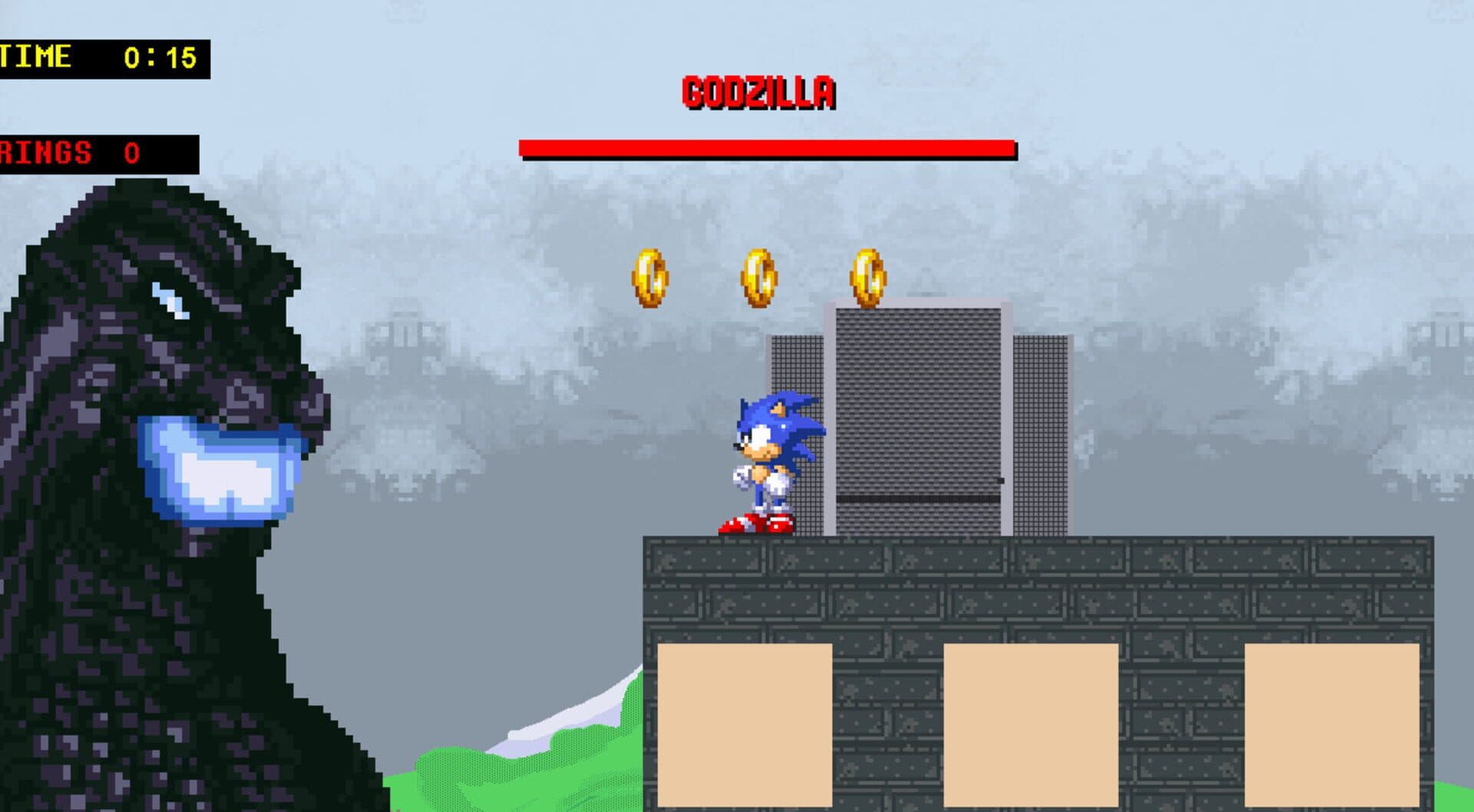 Godzilla vs. Sonic: First Encounter cover art