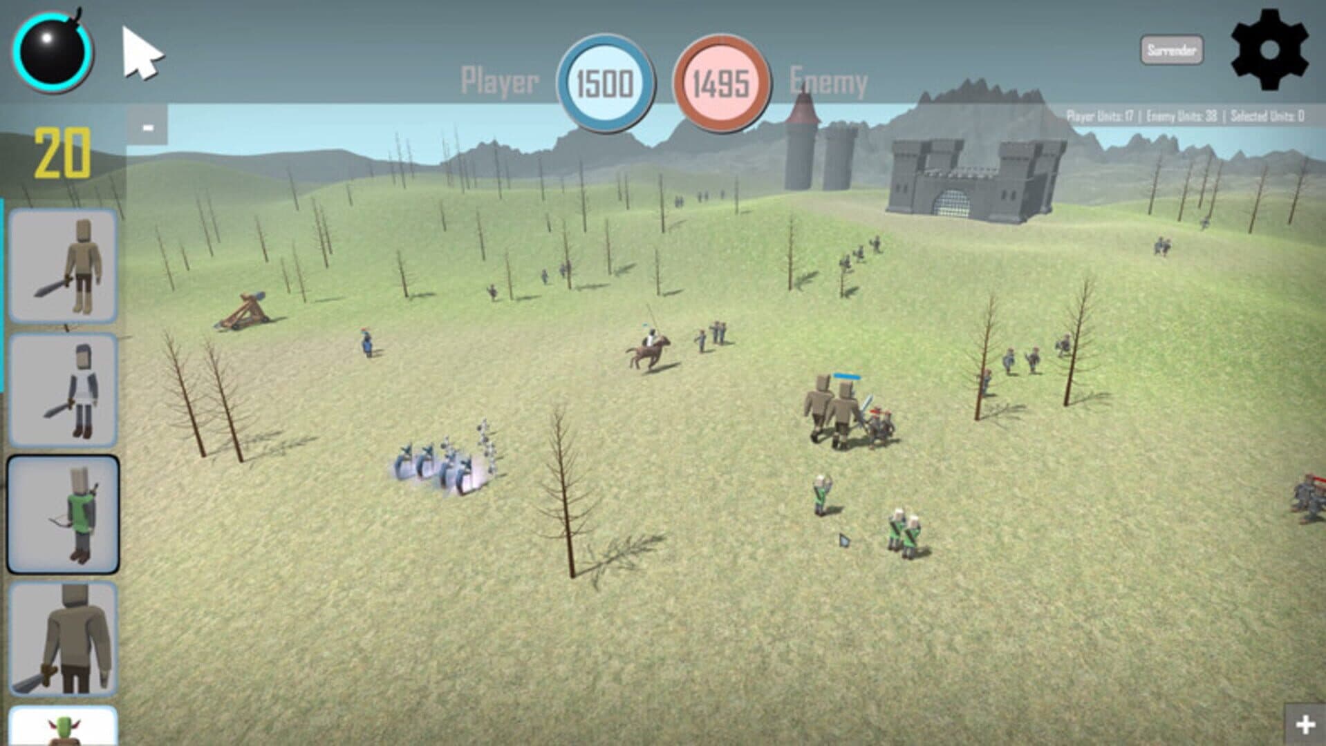 Fall of castles - Battle Simulator cover art