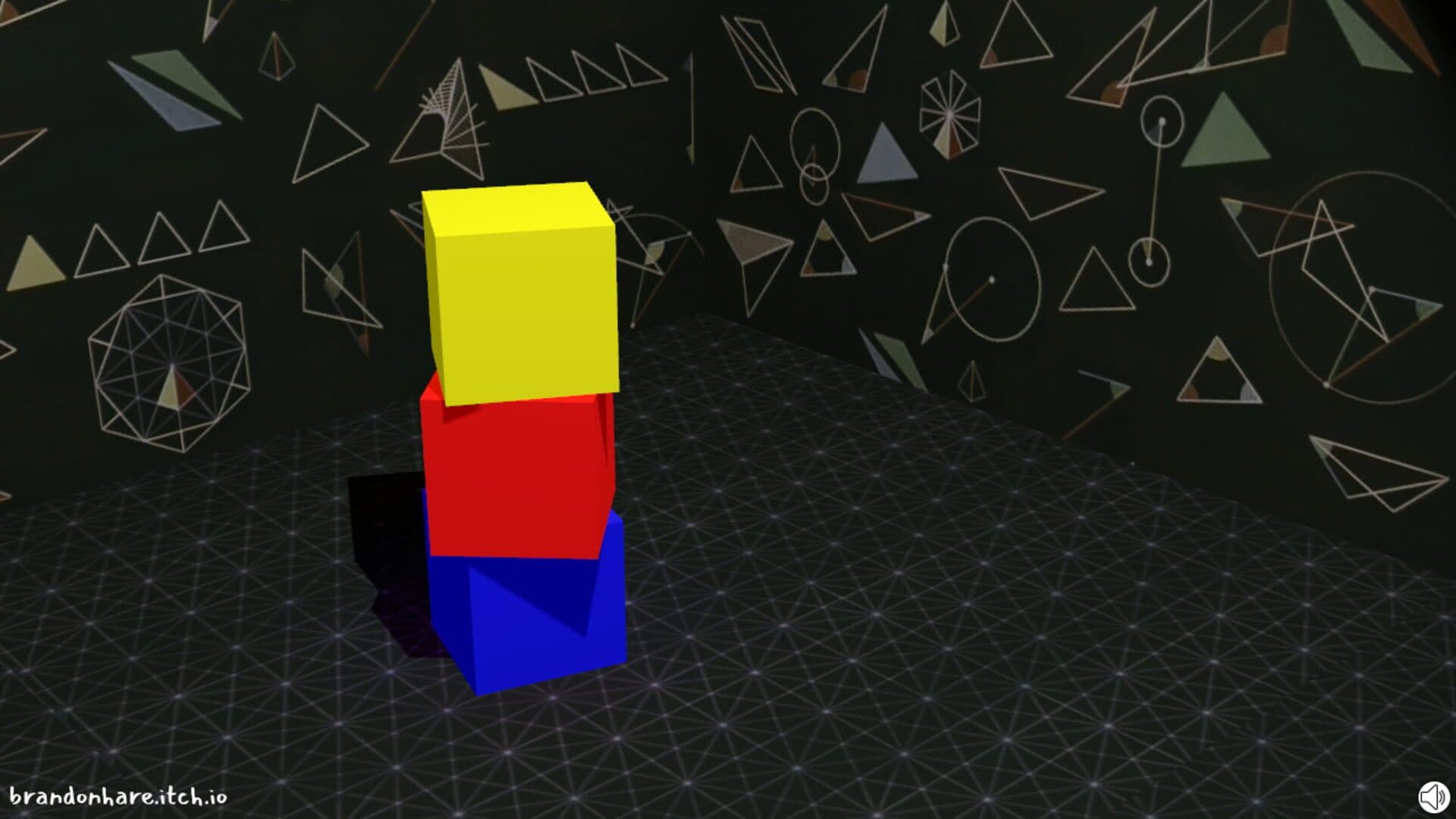 Cubes on the floor cover art