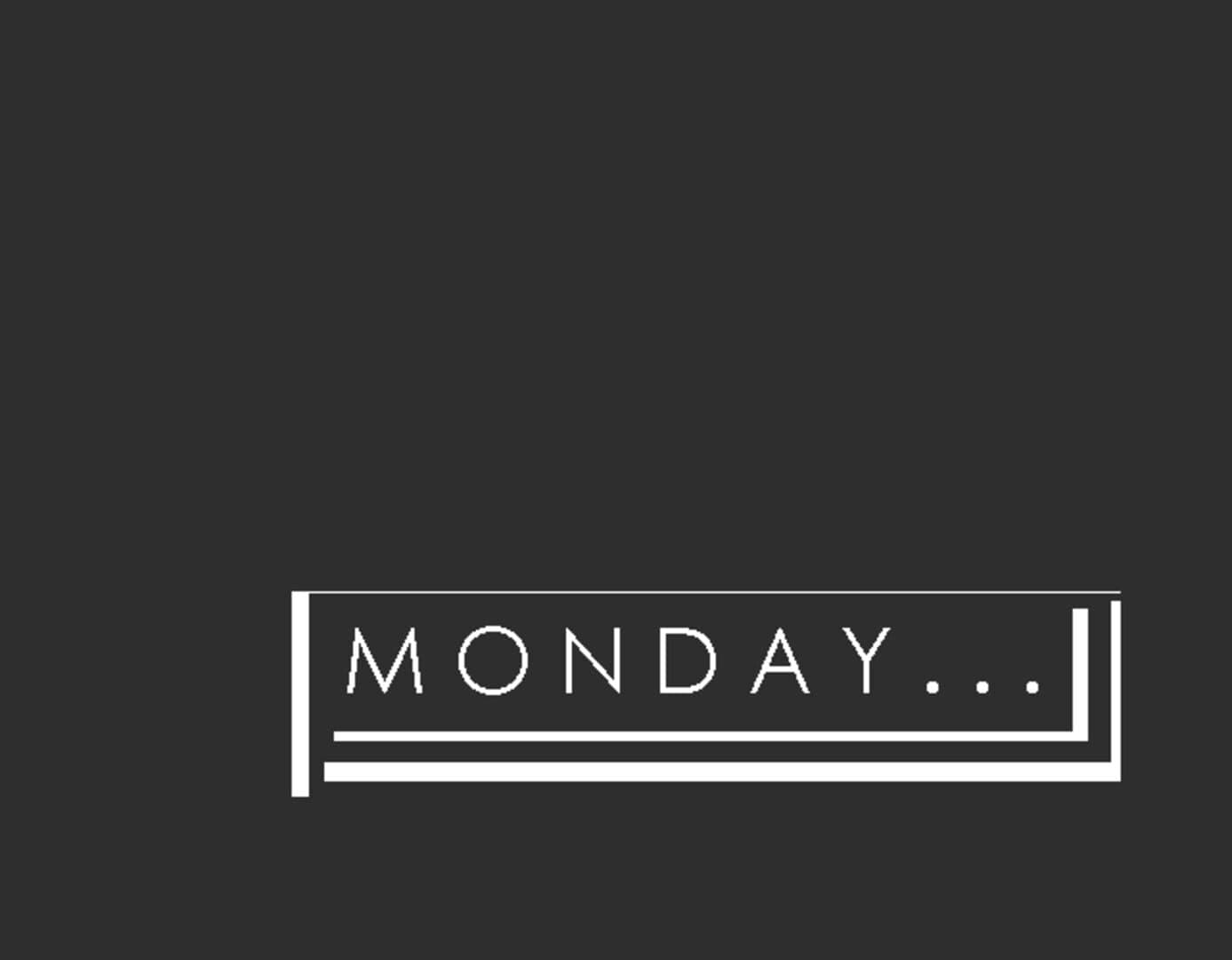Monday cover art