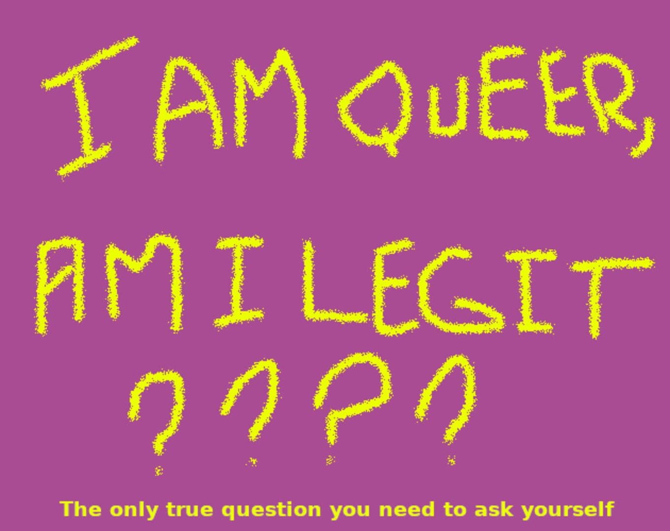 I am queer, am I legit ? cover art