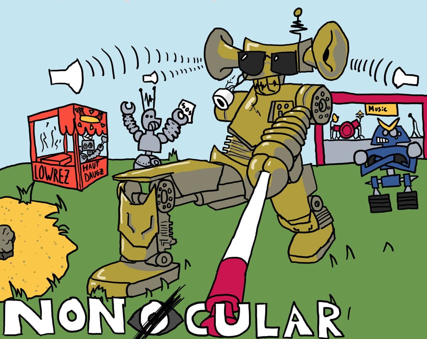 Nonocular cover art