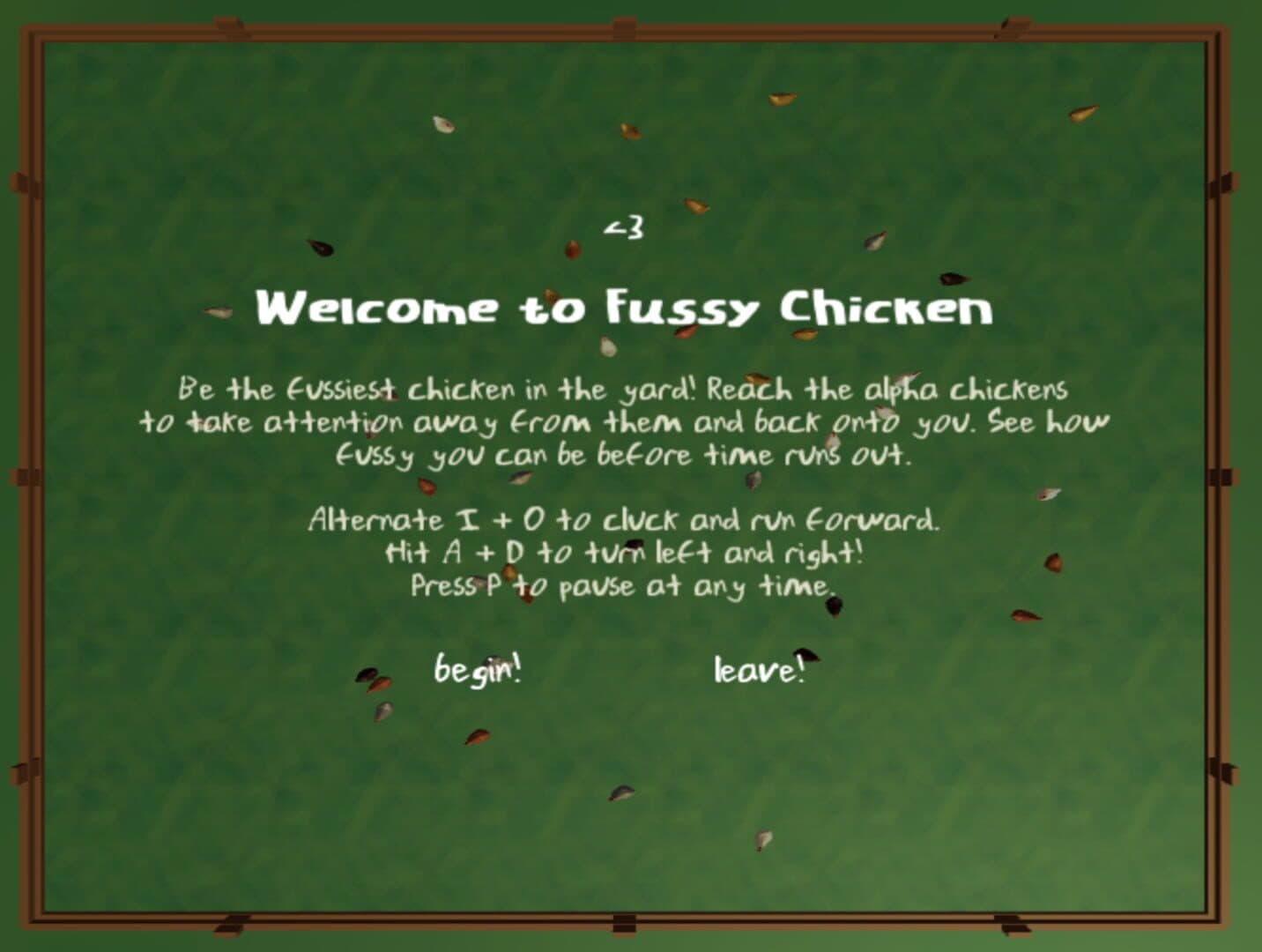 Fussy Chicken cover art