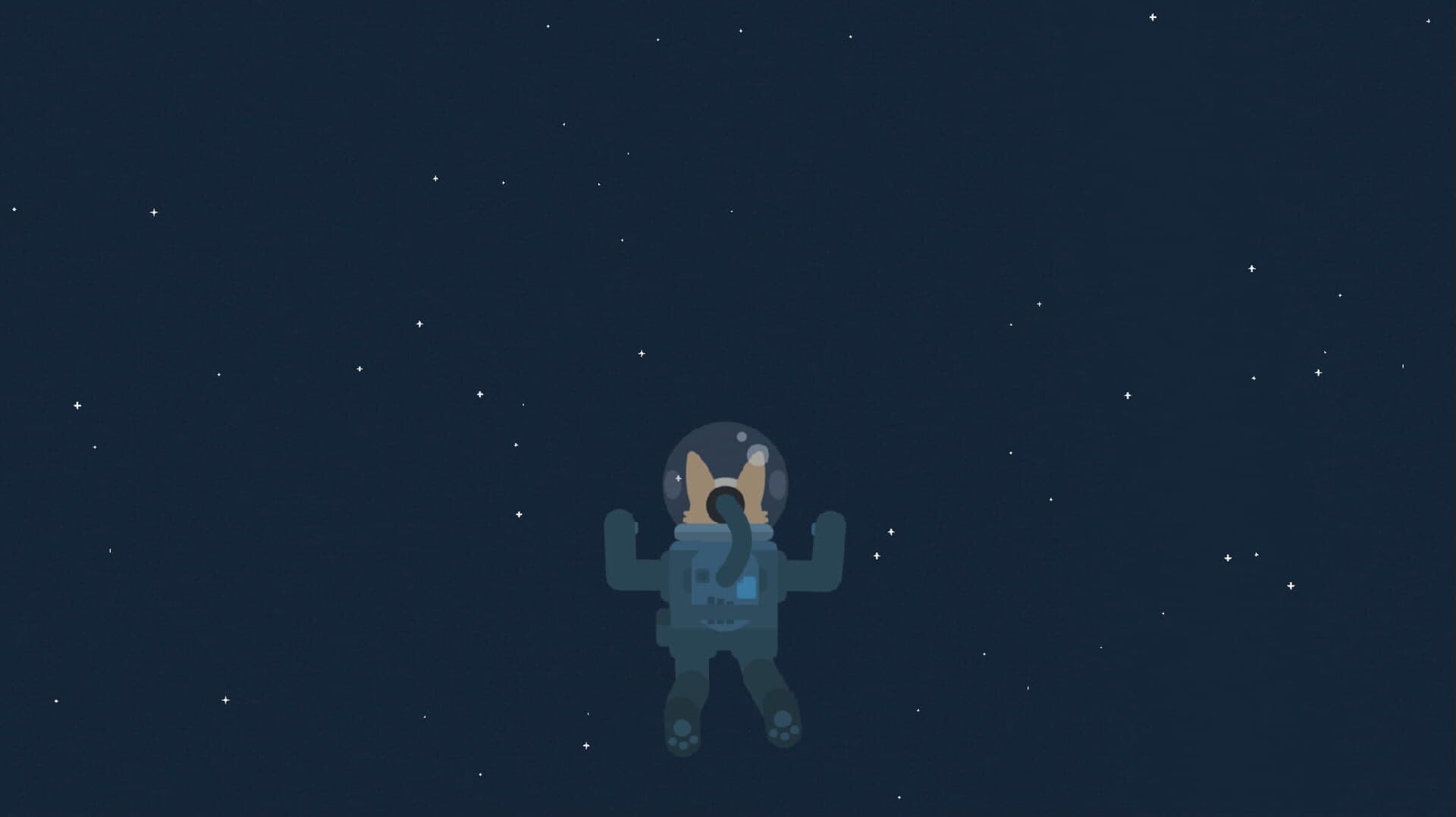 Lonely dog lost in space cover art