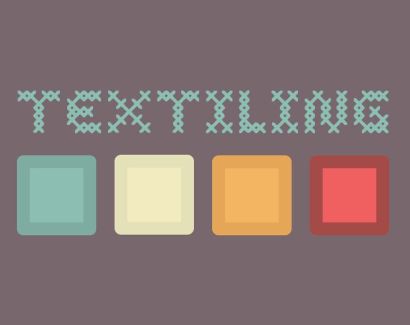 Textiling cover art