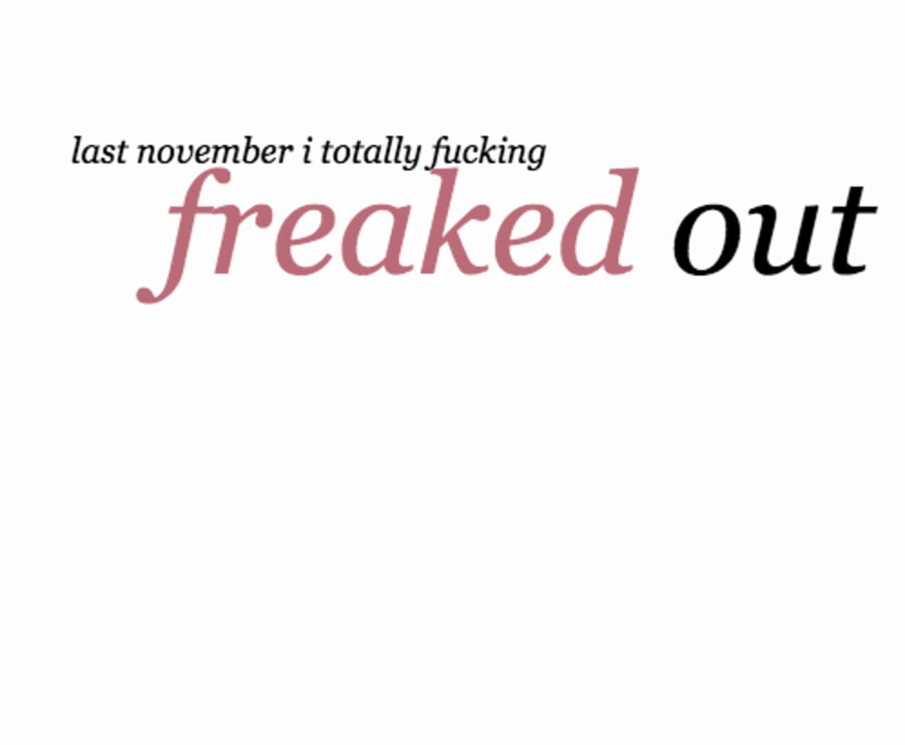Last November cover art