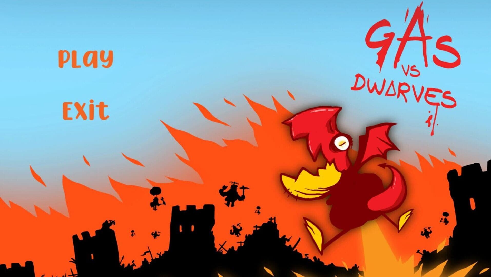 Gas vs. Dwarves cover art