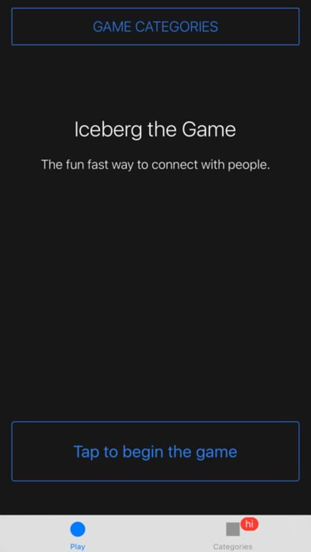 Iceberg the Game cover art