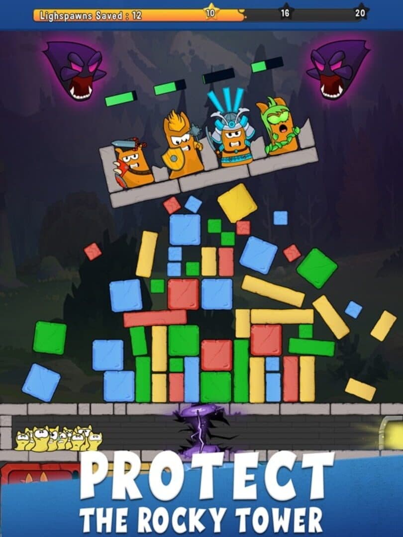 Rocky Towers: Puzzle Defense cover art