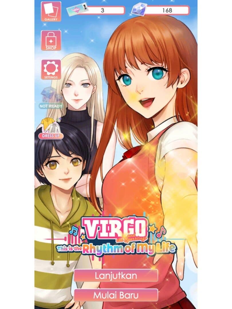 Virgo and the Sparklings Game cover art