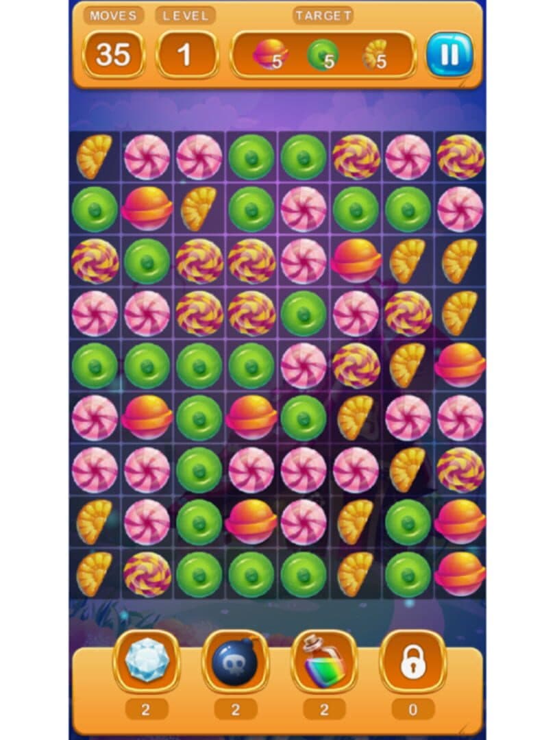 Sweets Mania: Candy Sugar Rush Match 3 Games cover art