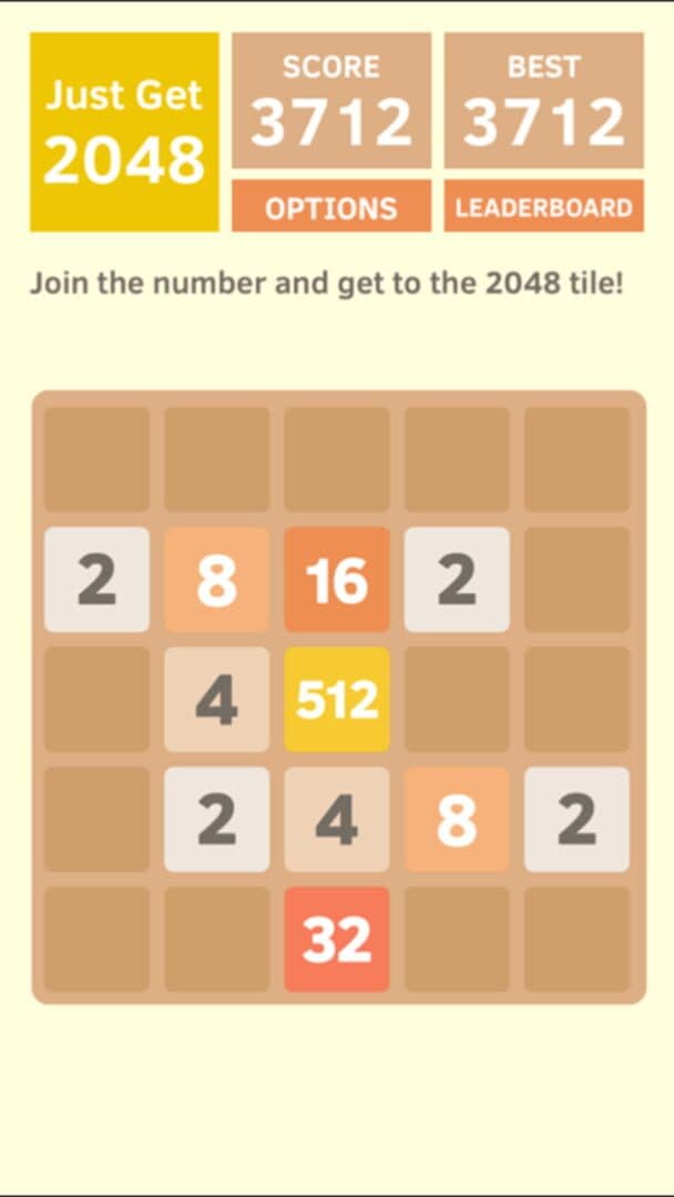 Just Get 2048: A Simple Puzzle Game! cover art