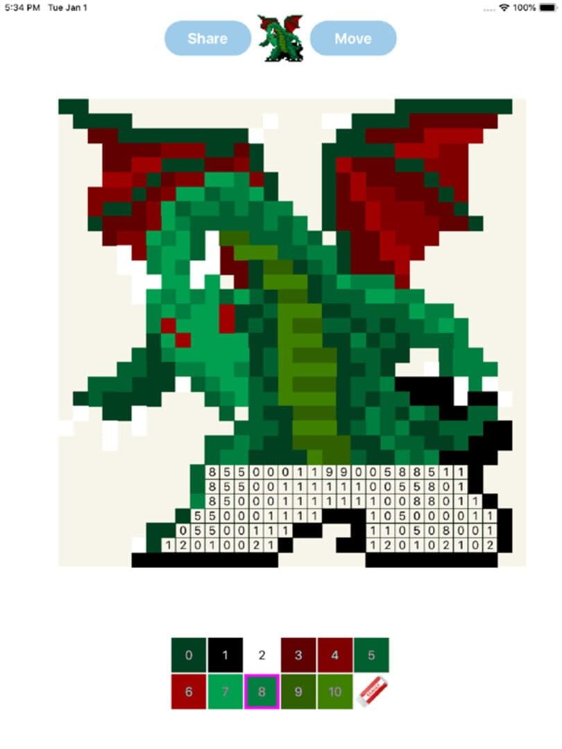 Fine Artist Color Pixel Number cover art