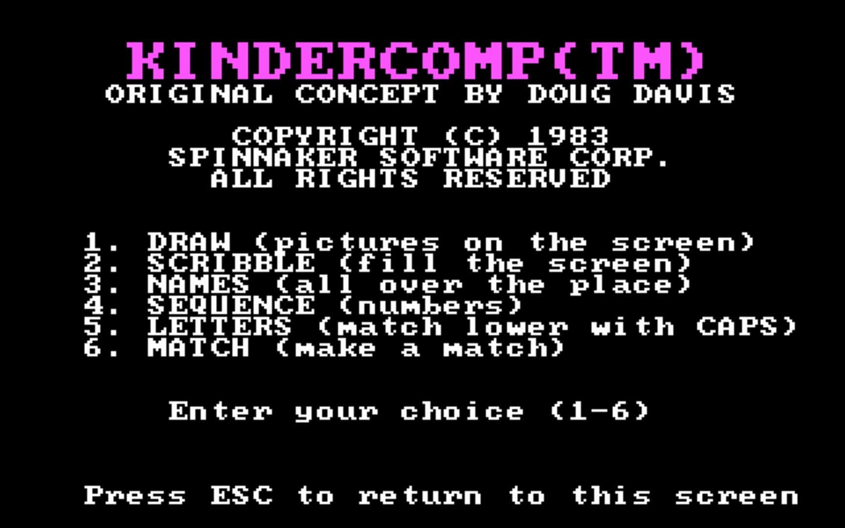 Kindercomp cover art