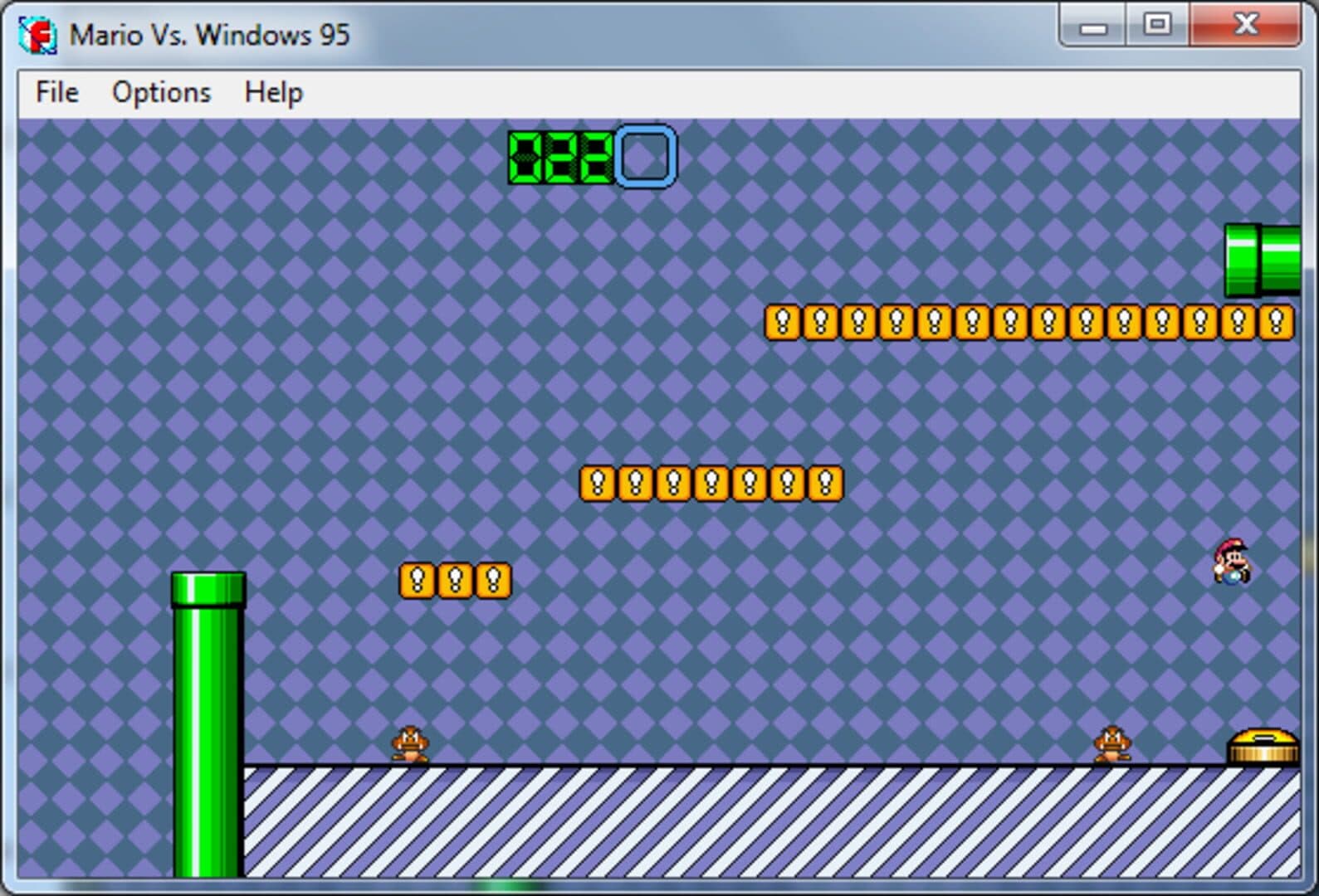 Mario vs. Windows 95 cover art
