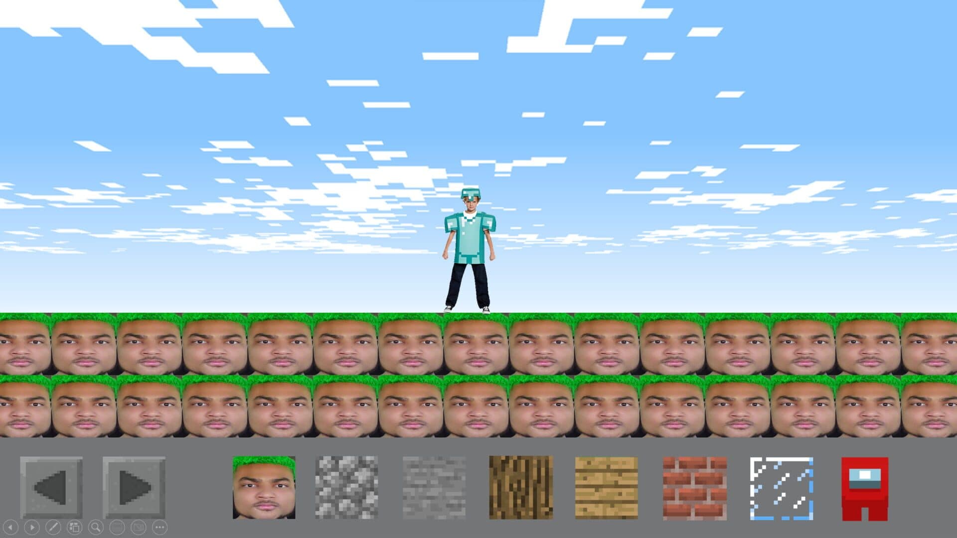 Minecraft Powerpoint Edition cover art