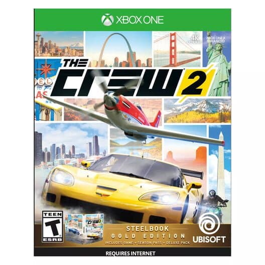 The Crew 2: Steelbook Gold Edition cover art