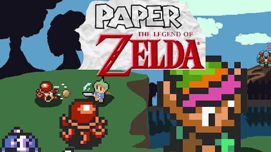 Paper Zelda RPG cover art