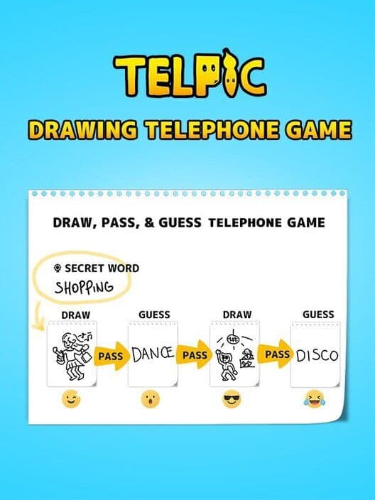 Drawing Telephone Game: Telpic cover art