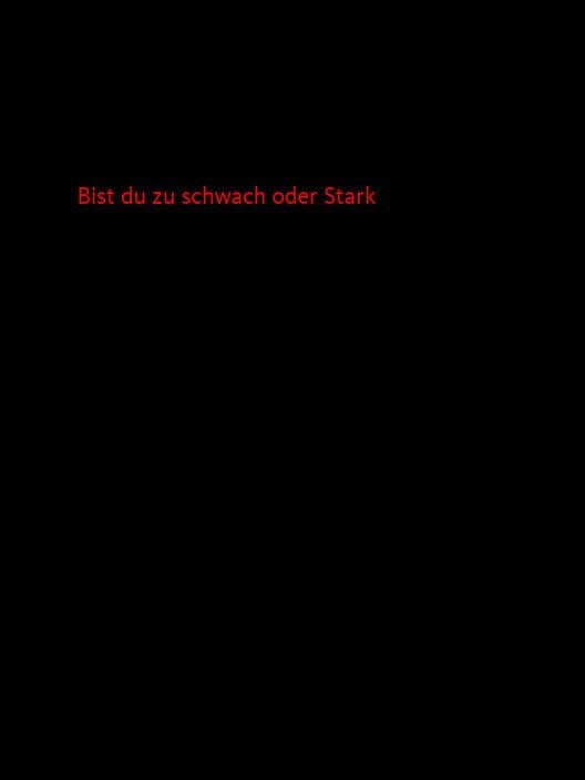 Bist du zu schwach oder Stark cover art