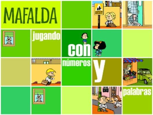 Mafalda: Jugando con Números y Palabras cover art