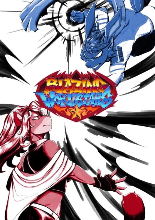 Blazing Worldstars cover art