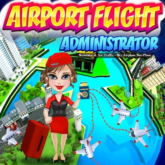 Airport Flight Administrator Simulator & Air Traffic-Sky Airplane Sim Plane cover art