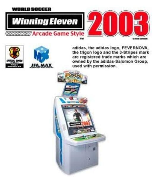 World Soccer Winning Eleven Arcade Game Style 2003 cover art