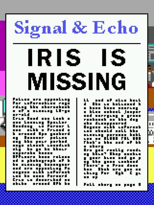 Signal & Echo: Iris is Missing cover art
