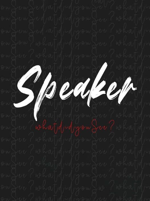 Speaker cover art