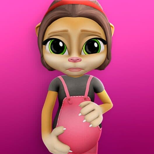 Pregnant Talking Cat Emma cover art