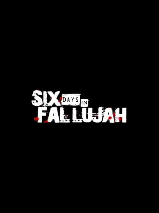 Six Days in Fallujah cover art