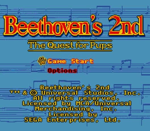 Beethoven's 2nd: The Quest for Pups cover art